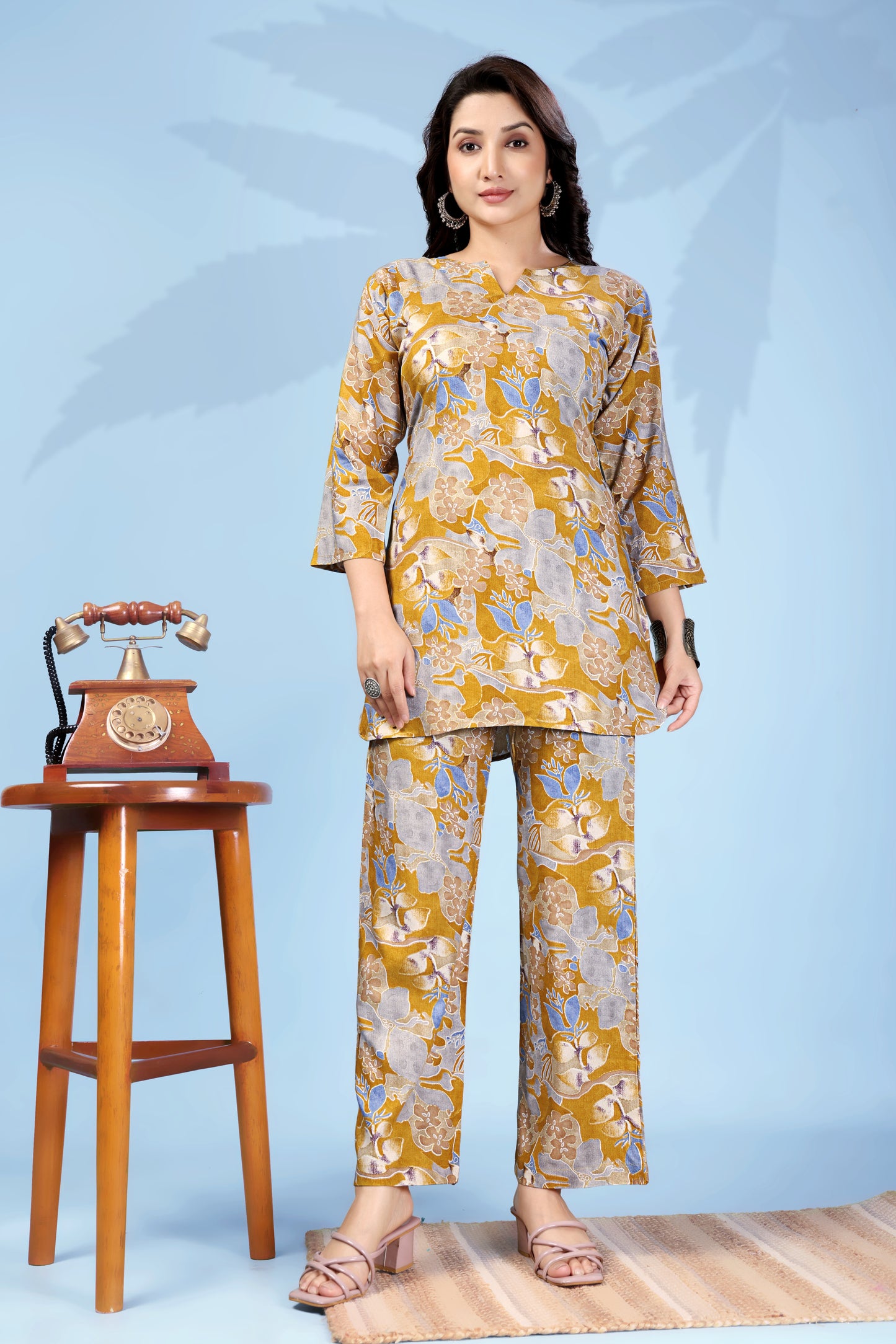 Women's viscose Co Ord Set For Women