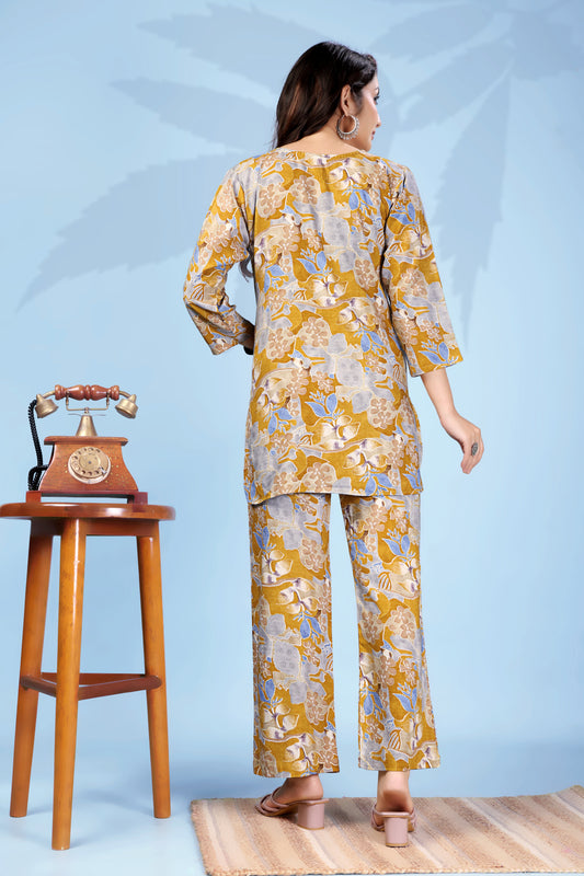 Women's viscose Co Ord Set For Women