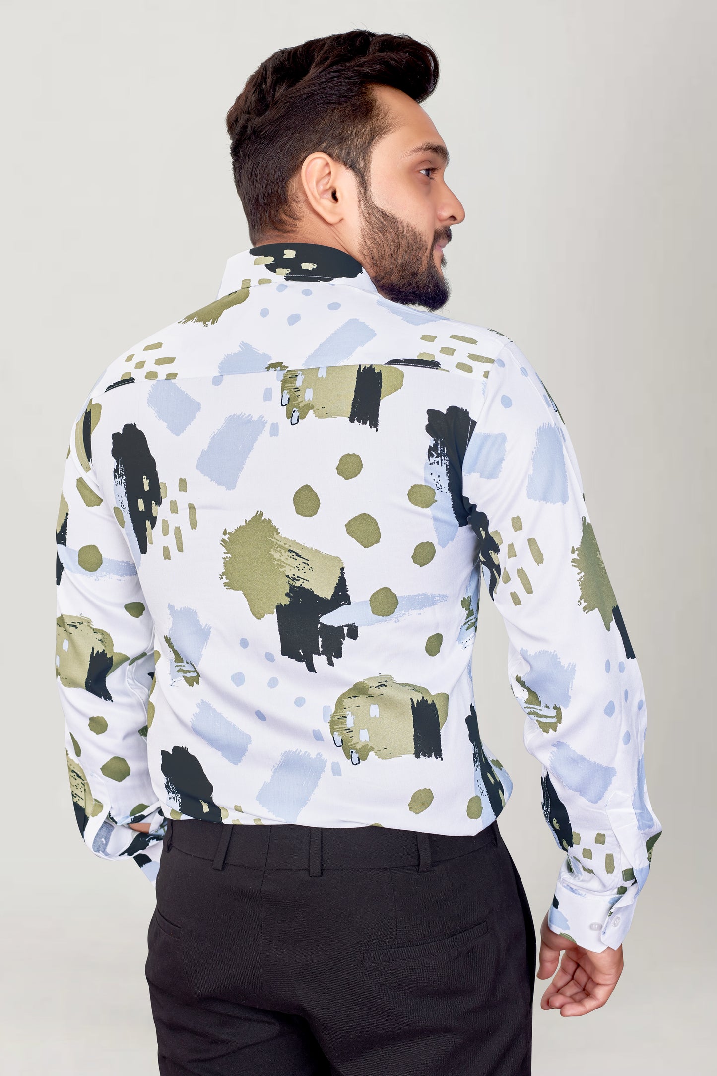 Men Printed Premium Cotton Shirt