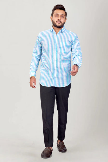 Men Printed Premium Cotton Shirt