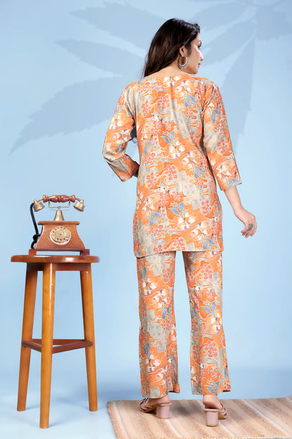 Women's viscose Co Ord Set For Women