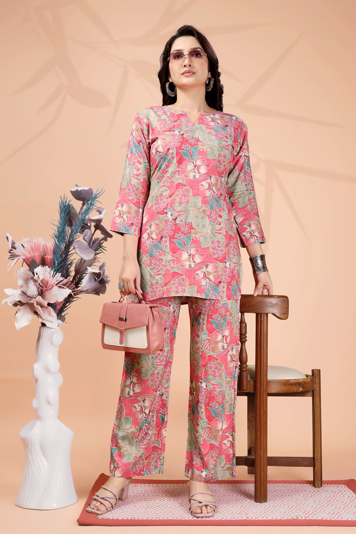 Women's viscose Co Ord Set For Women