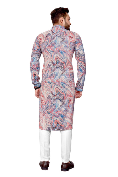Men Embroidered Cotton Kurta